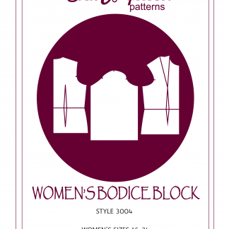 women's plus size woven bodice block
